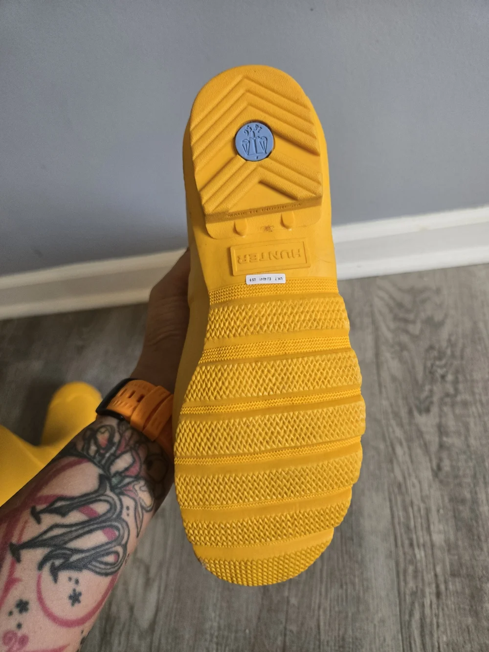 Hunter Yellow Rain Boots